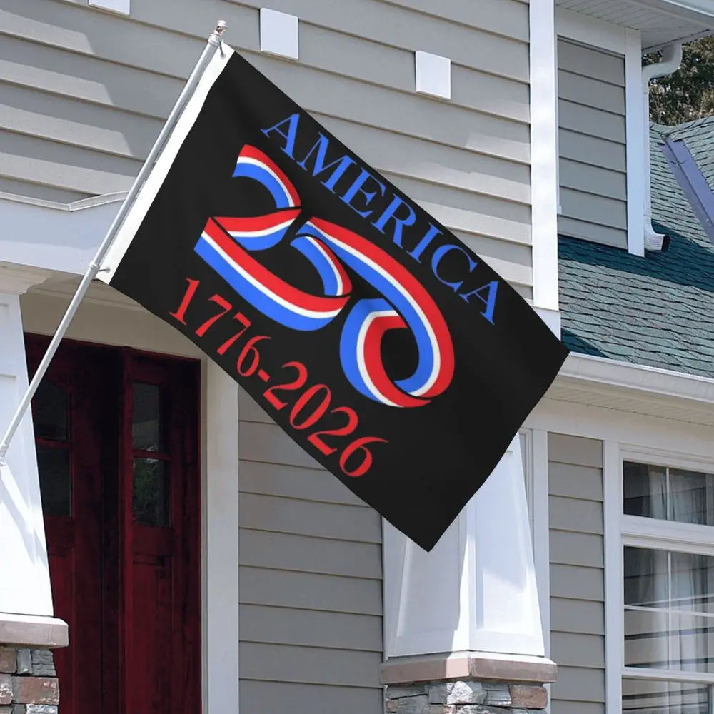 250 Years American Anniversary Outdoor Banner Decoration Flags