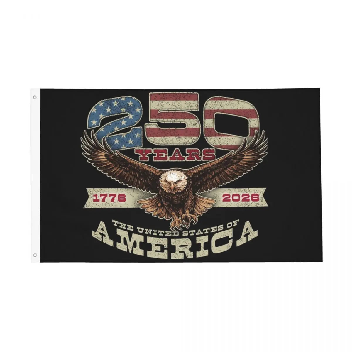 250 Years American Anniversary Outdoor Banner Decoration Flags
