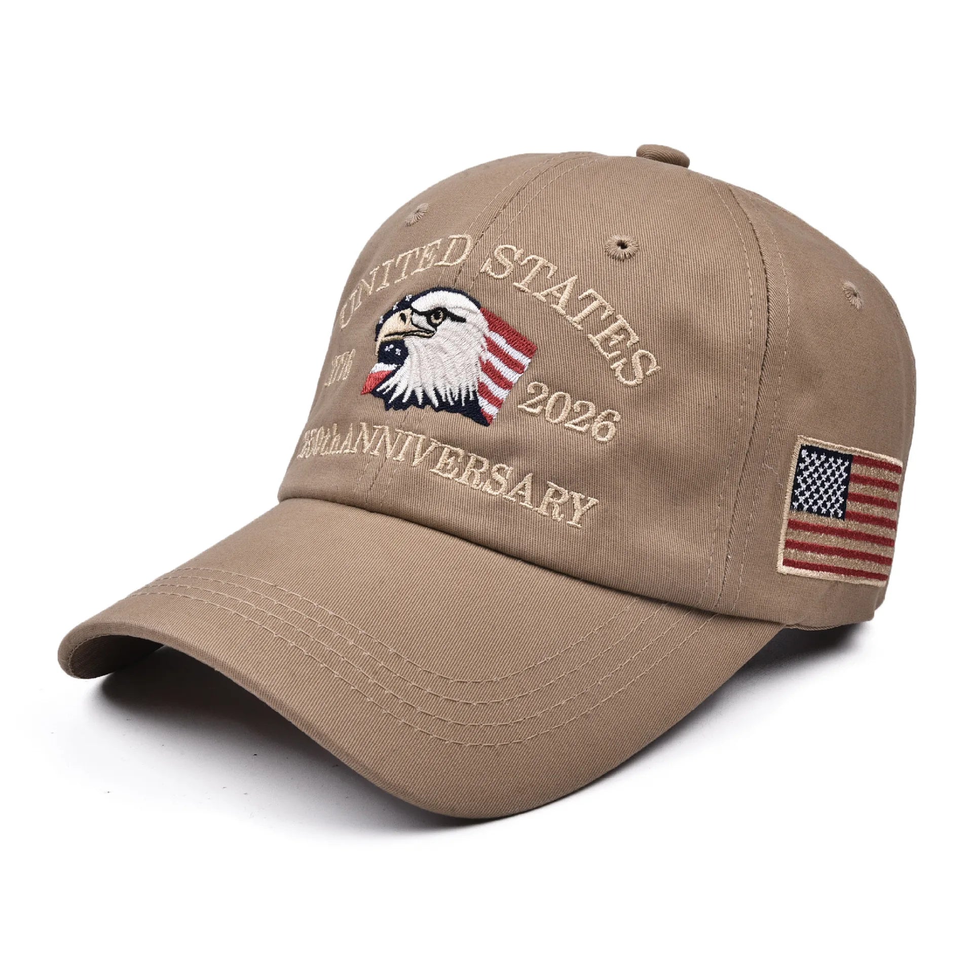 United States 250th Anniversary Baseball Cap - Adjustable 250 Year American Anniversary Hat