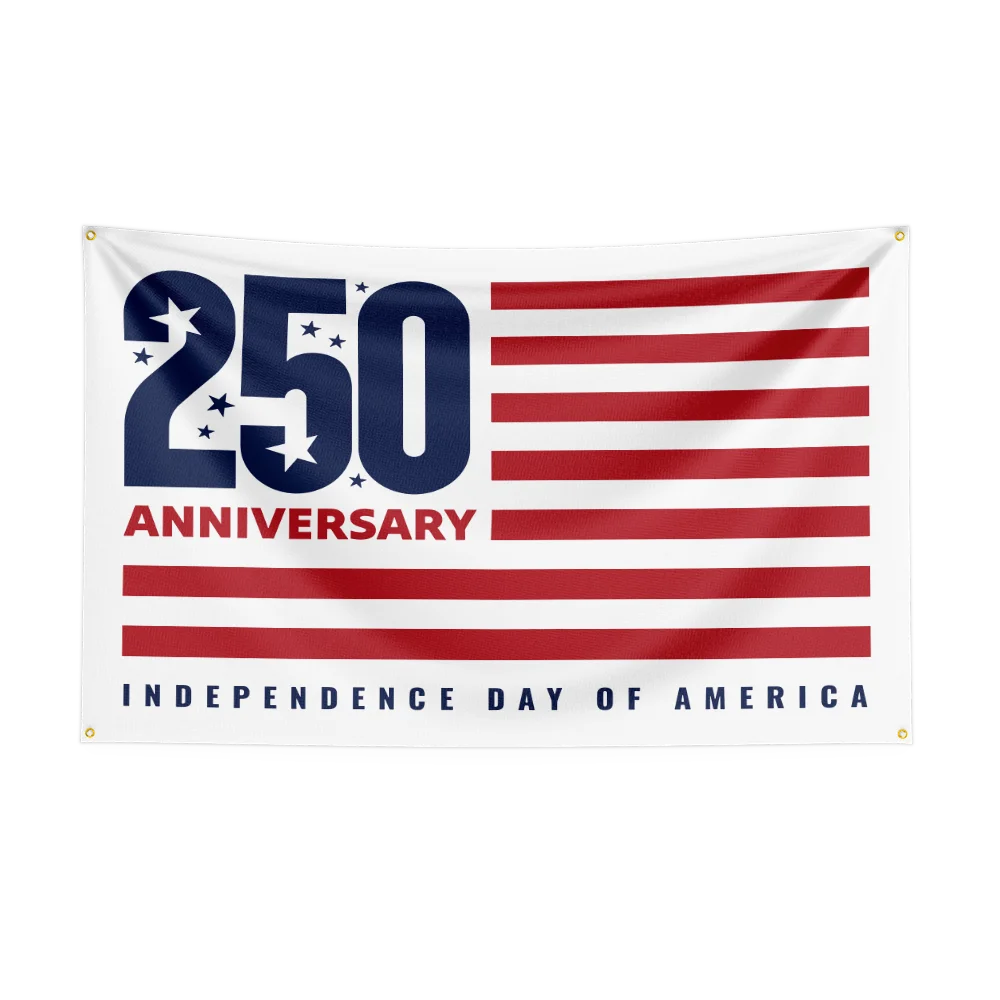US 250th Anniversary 1776 2026 Semiquincentennial 250 Years US Birthday Outdoor Flags