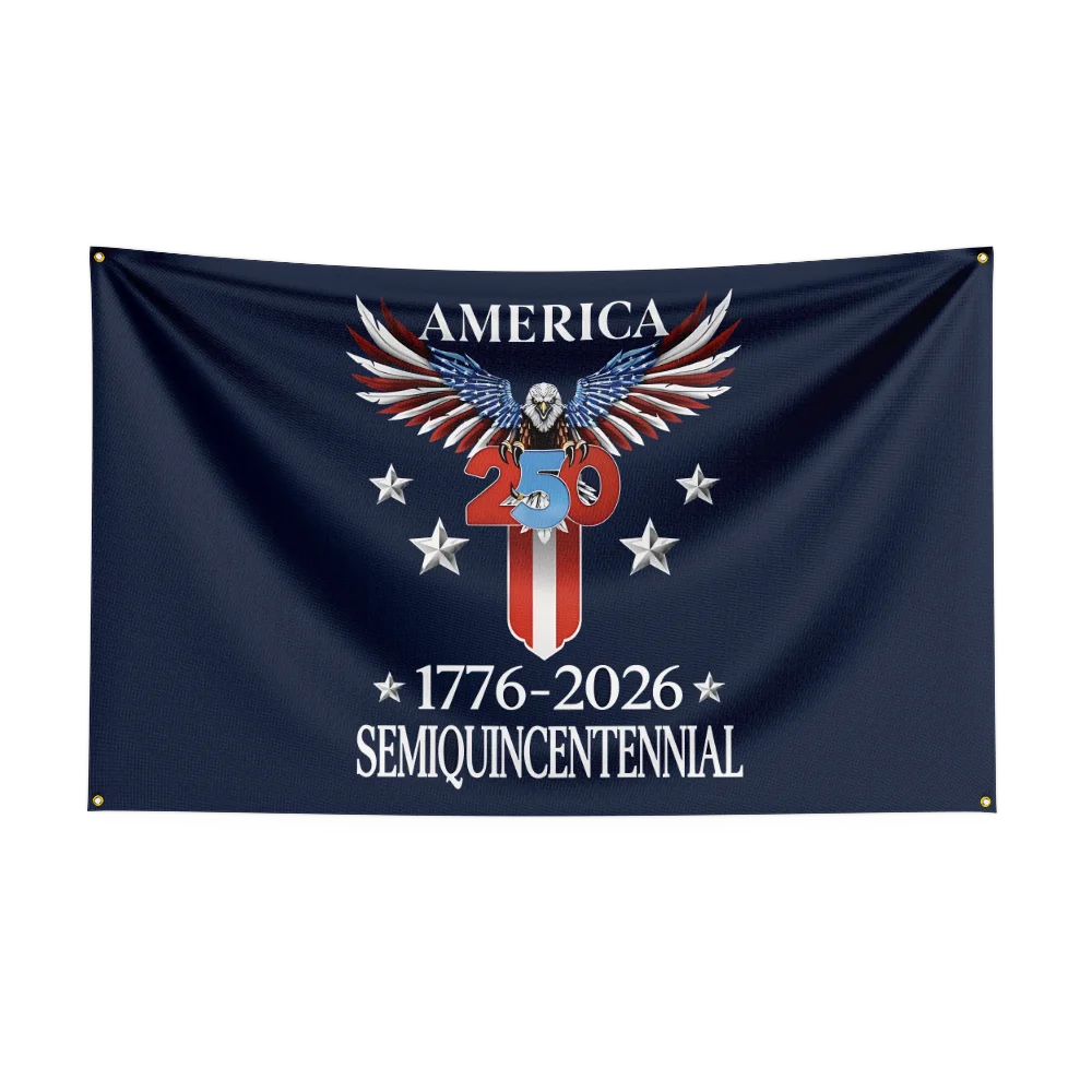 US 250th Anniversary 1776 2026 Semiquincentennial 250 Years US Birthday Outdoor Flags