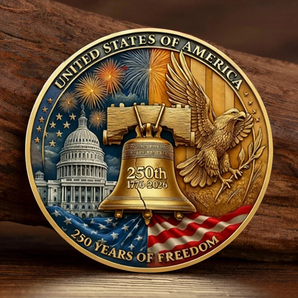 United States of America 250 Years of Freedom 1776-2026 250th Anniversary Coin
