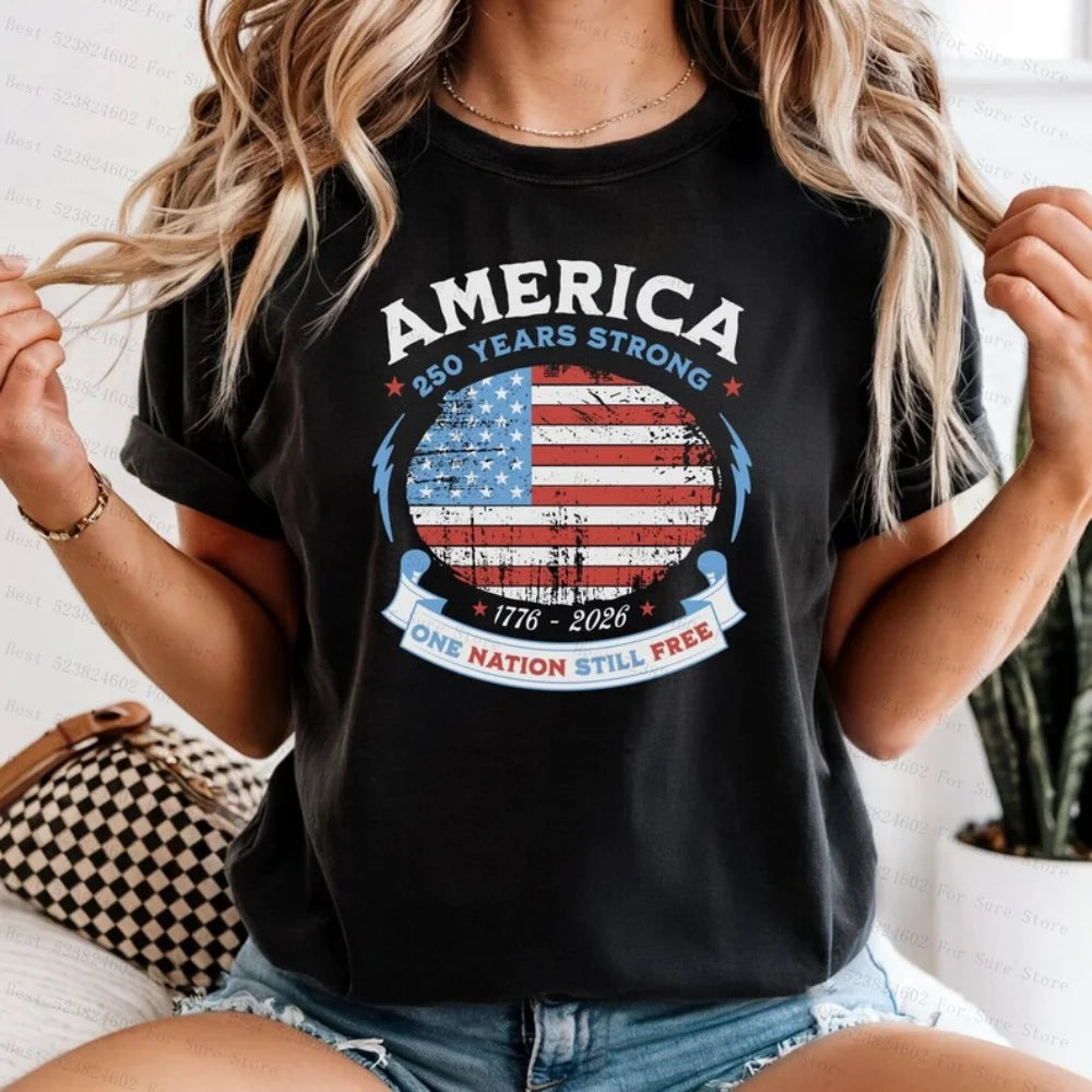 America 250 Years USA 250th Anniversary Patriotic1776-2026 T-Shirt