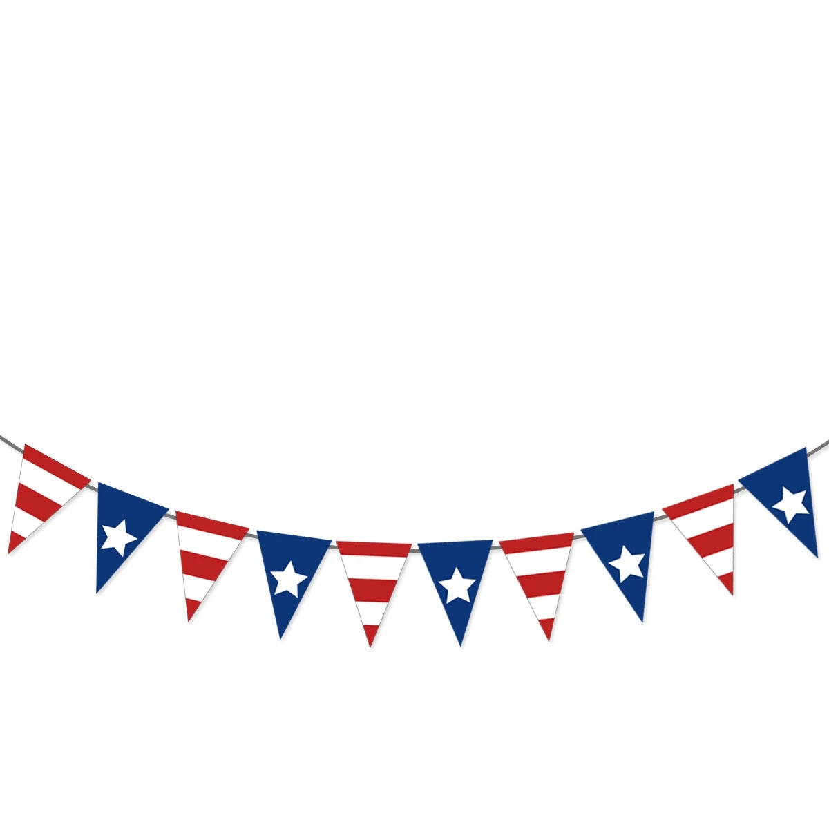 America 250th Anniversary Party Decoration 1776-2026 July 4th Flag Banner