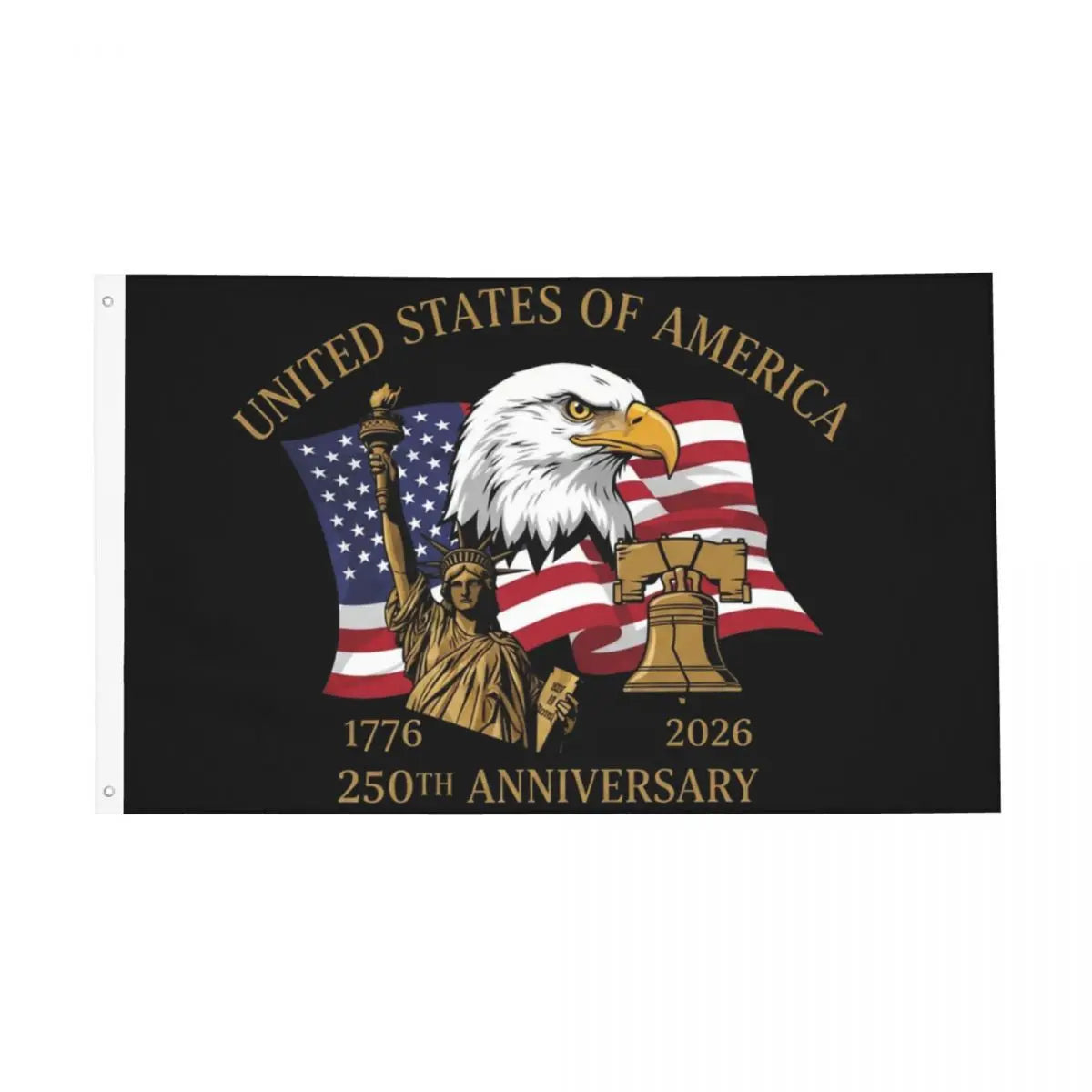 250 Years American Anniversary Outdoor Banner Decoration Flags