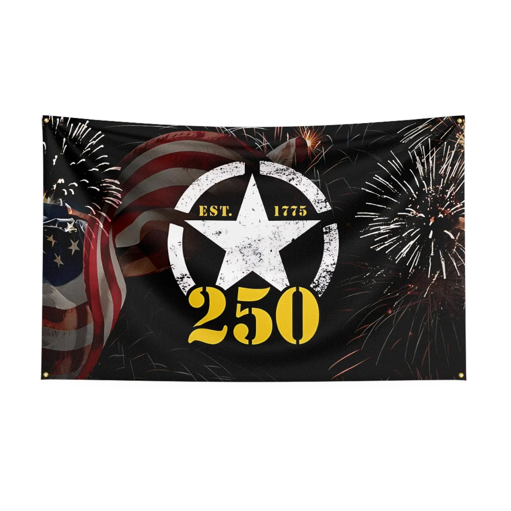 US 250th Anniversary 1776 2026 Semiquincentennial 250 Years US Birthday Outdoor Flags