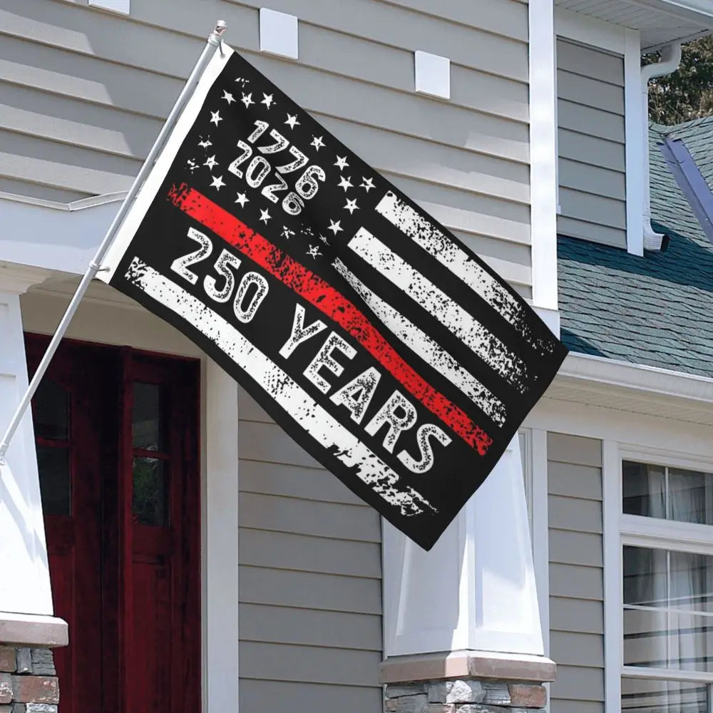 250 Years American Anniversary Outdoor Banner Decoration Flags