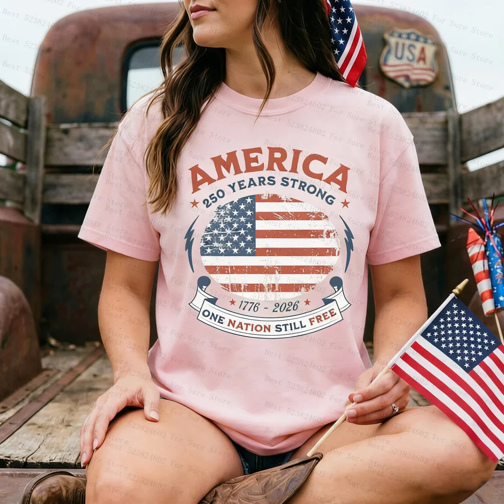 America 250 Years USA 250th Anniversary Patriotic1776-2026 T-Shirt