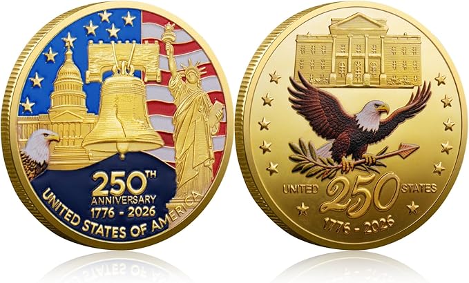 America 250th Anniversary United States1776-2026 Souvenir Coin