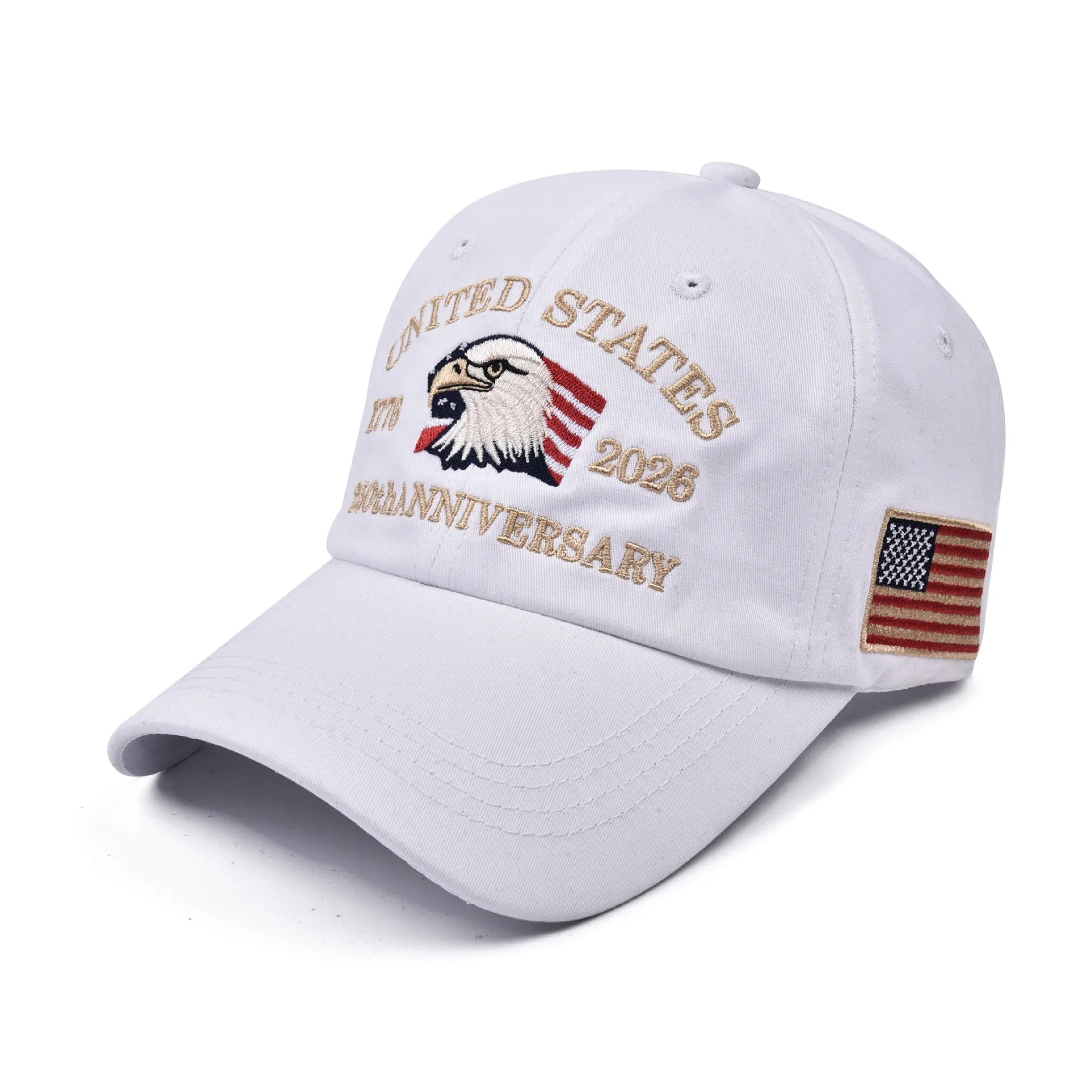 United States 250th Anniversary Baseball Cap - Adjustable 250 Year American Anniversary Hat