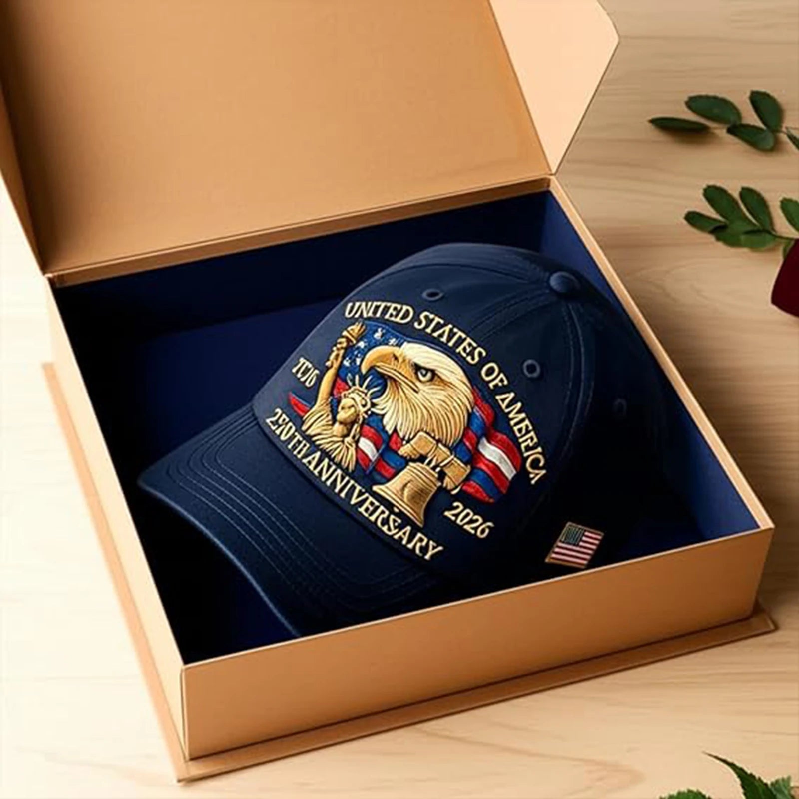 United States 250th Anniversary Hat, 2026 Adjustable Patriotic Baseball Cap