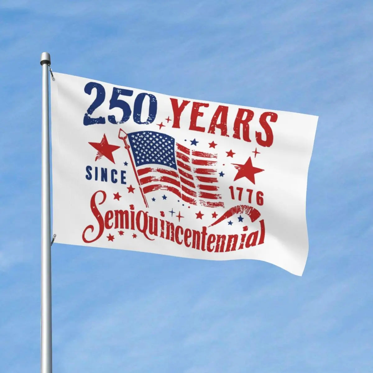 250 Years American Anniversary Outdoor Banner Decoration Flags