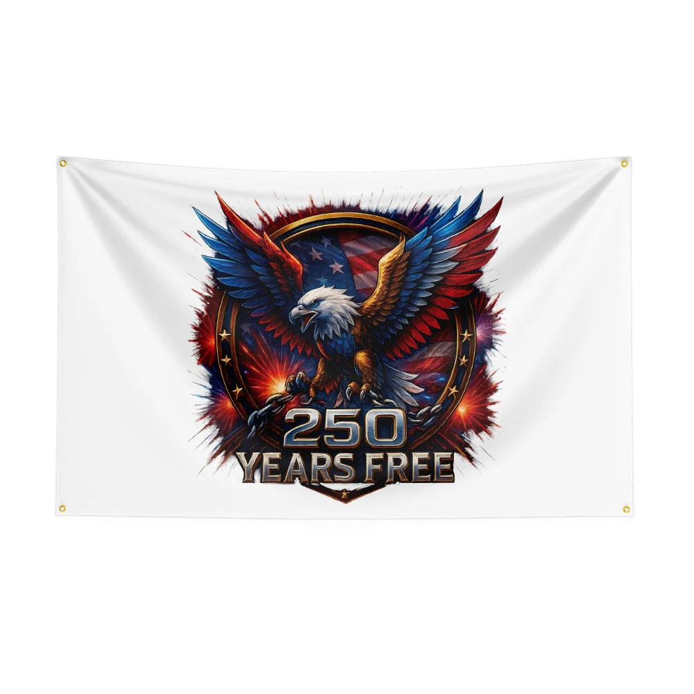 US 250th Anniversary 1776 2026 Semiquincentennial 250 Years US Birthday Outdoor Flags