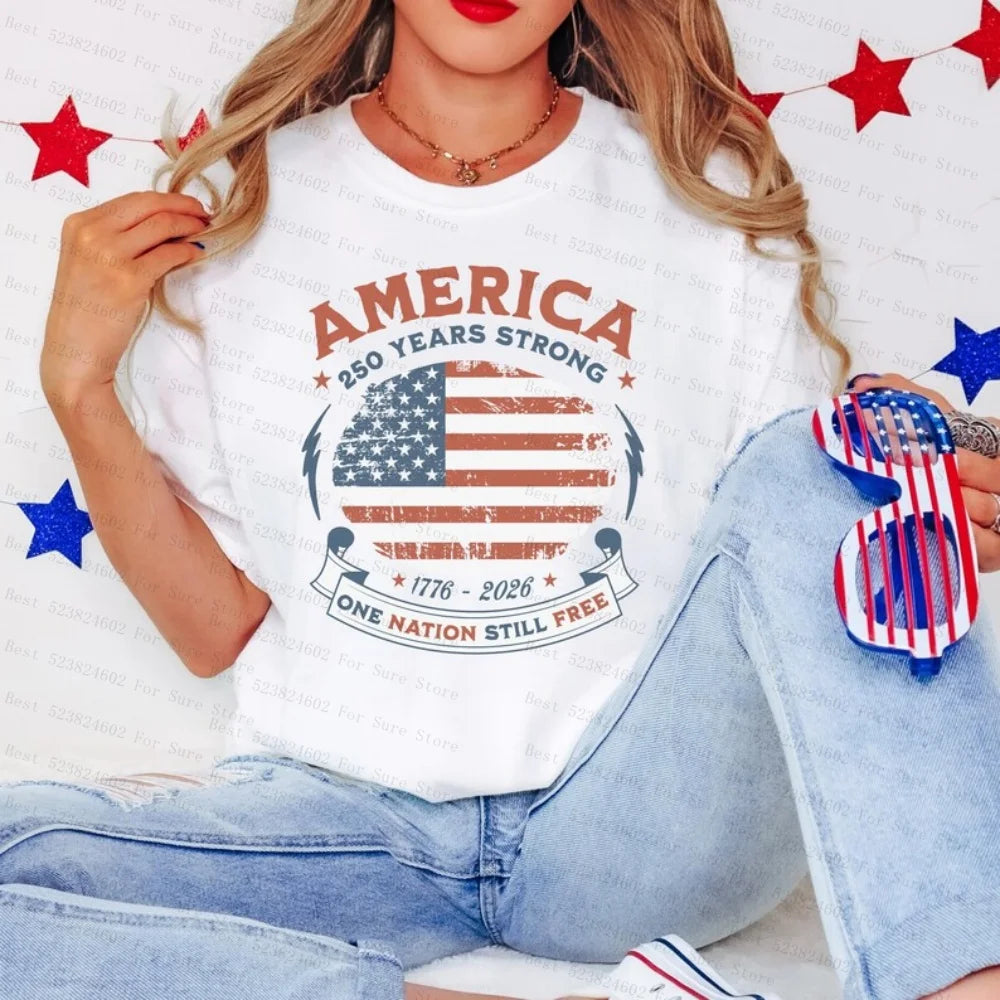 America 250 Years USA 250th Anniversary Patriotic1776-2026 T-Shirt