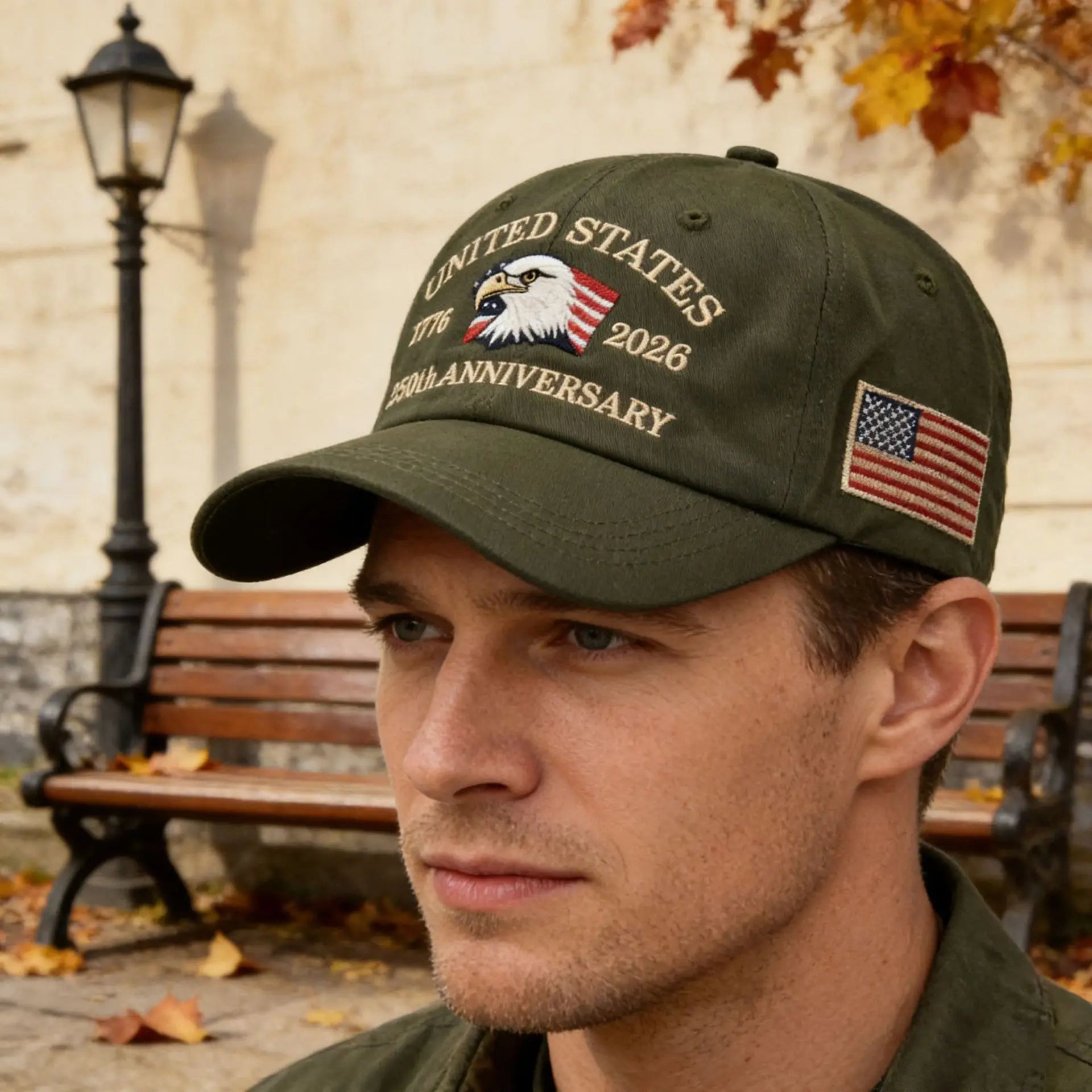 United States 250th Anniversary Baseball Cap - Adjustable 250 Year American Anniversary Hat