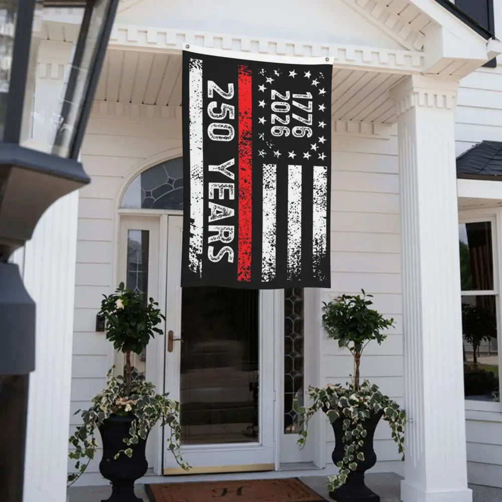 250 Years American Anniversary Outdoor Banner Decoration Flags