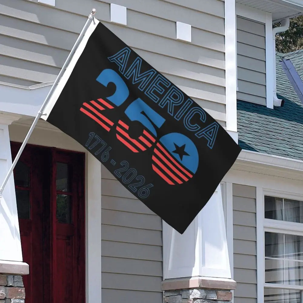 250 Years American Anniversary Outdoor Banner Decoration Flags