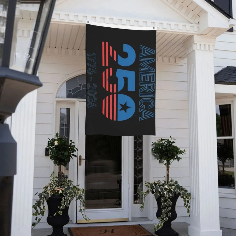250 Years American Anniversary Outdoor Banner Decoration Flags
