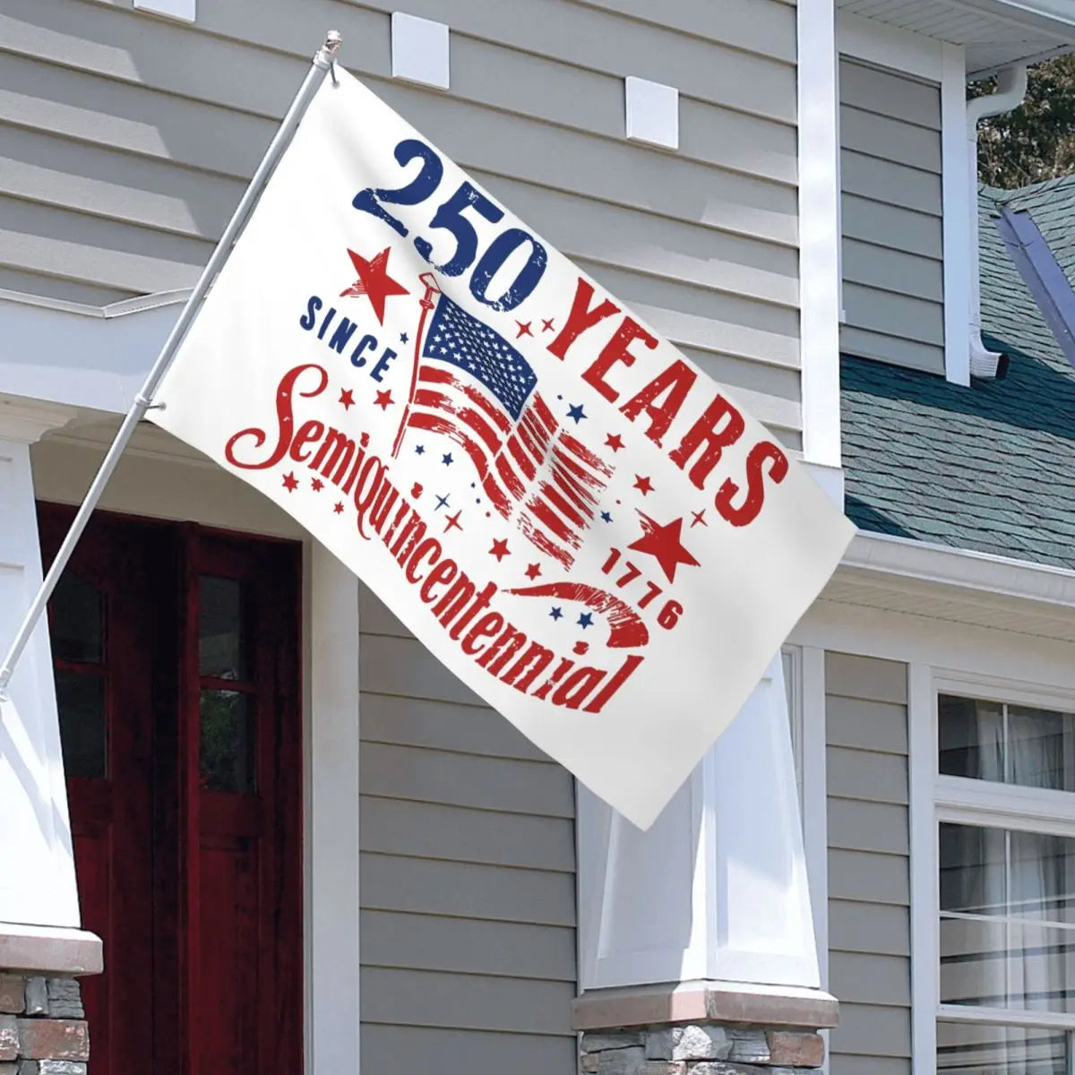 250 Years American Anniversary Outdoor Banner Decoration Flags