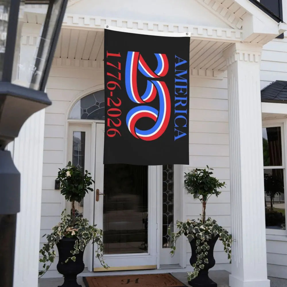 250 Years American Anniversary Outdoor Banner Decoration Flags